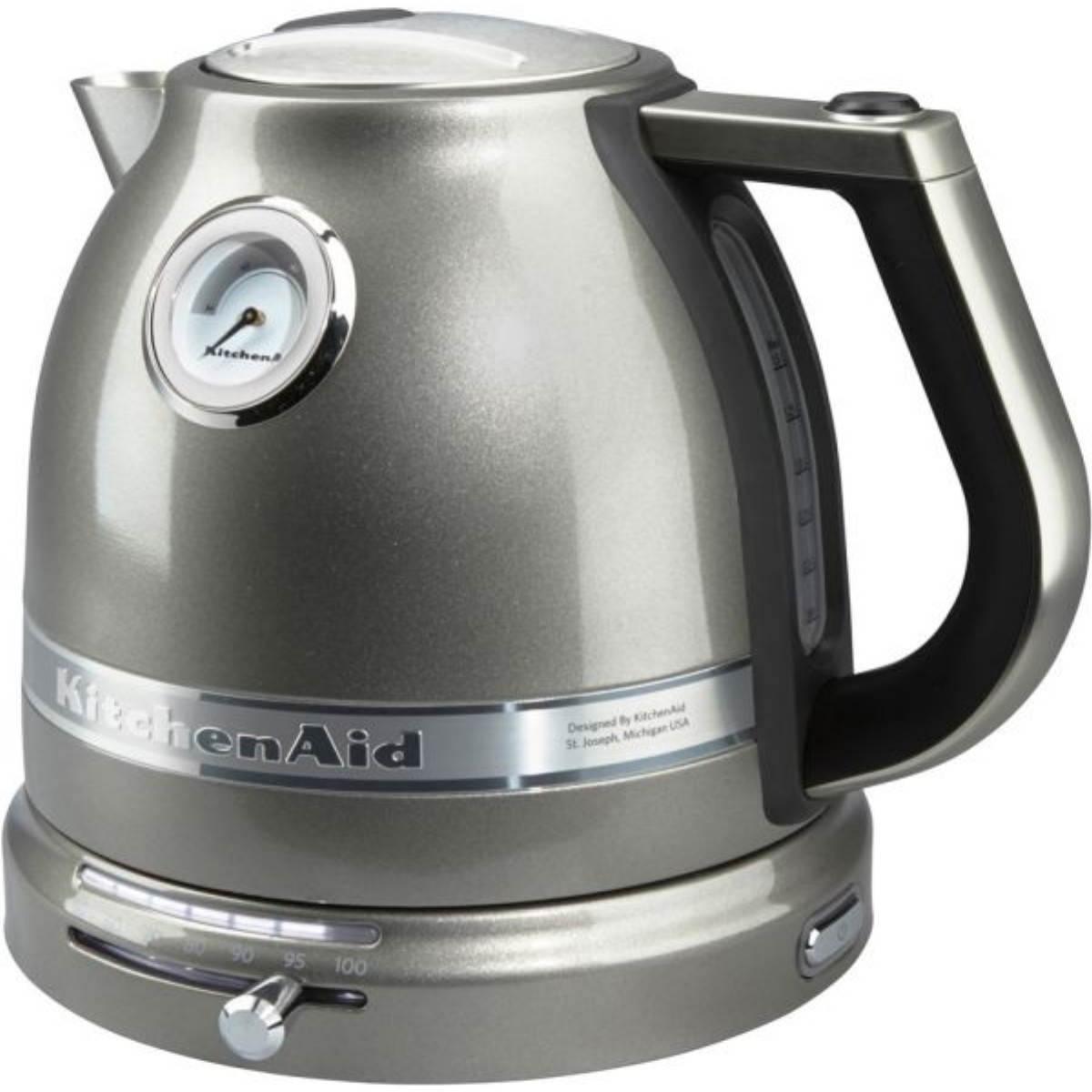 KitchenAid, Rychlovarná konvice Artisan 5kek1522, stříbřitě šedá