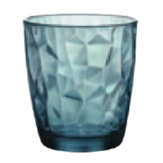 Diamond sklenice na vodu 30 cl - modrá