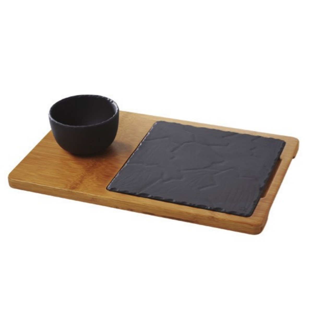 Podnos bambusový pro čtvercový talíř a misku (REV-641007, REV-642035) 